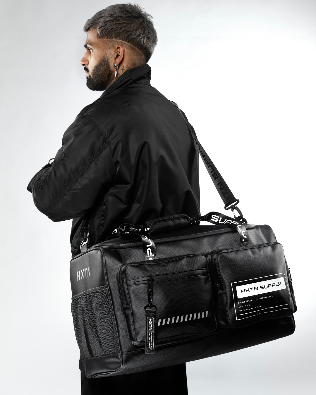 Black Game Day Duffel 55L Performance Duffel