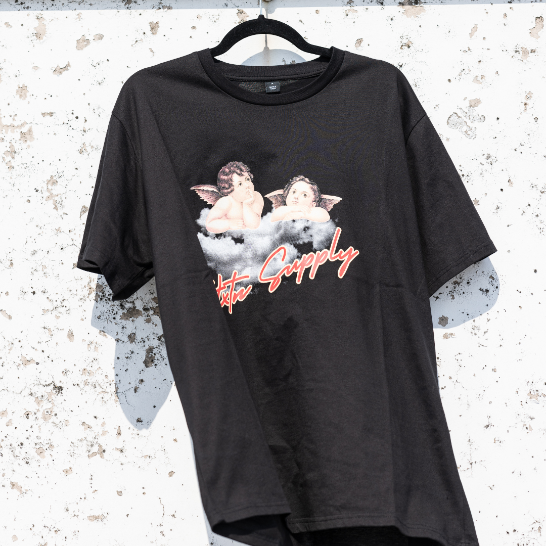 Cherub Black T Shirt HXTN Supply