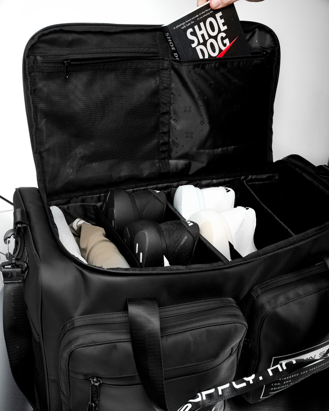 Black Game Day Duffel 55L Performance Duffel