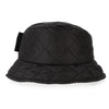 Quilt Black Bucket Hat