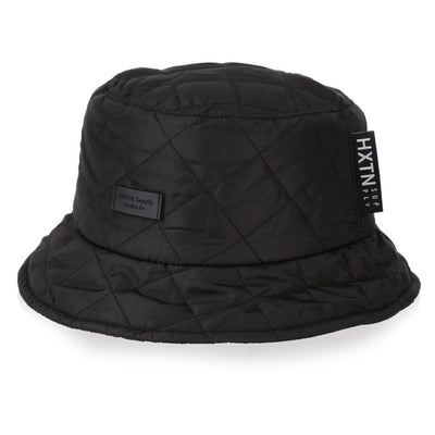 Quilt Black Bucket Hat