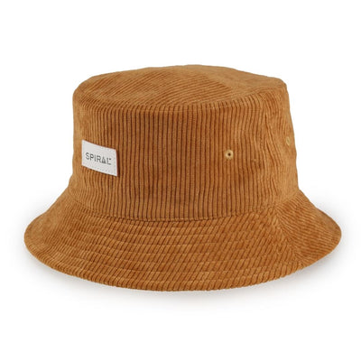 Cord Tan SPIRAL Bucket Hat